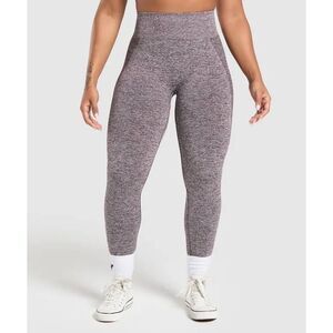 GYMSHARK Women’s Gray Flex High Waisted Seamless Legging Small
